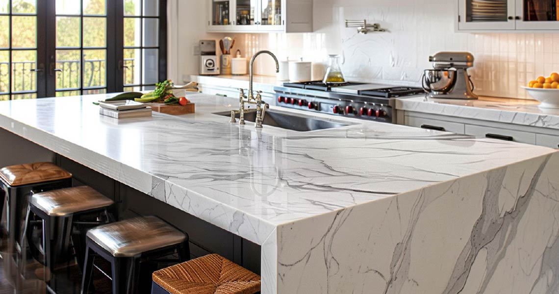Marble countertop Marble countertop view